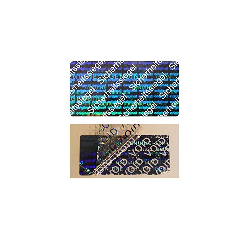 Hologram VOID Security Labels "Security Seals" on a Roll -