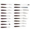 18Pcs Paint Scraper Knife Exquisite Plastic Handle Oil Painting Tool