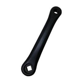 Shikishima Bicycle Right Aluminum Crank 6.5 inches (165 mm) for Electric Assist Bicycles, Black