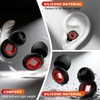 Ear Plugs Wind Noise,45db Earplugs Riding,Motorcycle Hearing Protection,Reusable Wind Noise
