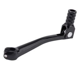 Qiilu Gear Lever CNC Folding Aluminum Alloy Gear Lever for Dirt Bike 4 Stroke 50cc 90cc 110cc 125cc, black