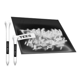 Vice Golf Tees | White | 60 Driver Tees & 15 Short Tees