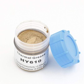 Halnziye HY610-20g Gold Silicone Compound Thermal Grease Paste for PC CPU Heatsink Chipset VGA GPU Ovens Cooling (HY610-20g)