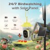 RichBird Smart Hummingbird Feeder with Camera Solar Powered, AI Identify,