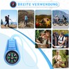 GWHOLE 15 x Compass Mini Survival Compass Kids Pendant Bag