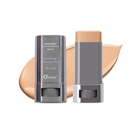 ECO Finest Eraser makeup stick-multifunctional concealer, nose shadow, brightening foundation make-up, flawless skin repair cream durable,light and full coverage - Color: natural colo, number: 1 bottle