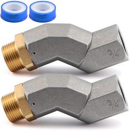 3/4" NPT Fuel Transfer Hose Swivel 360 Rotating Connector for Fuel Nozzle Multi Plane Swivel 2PCS