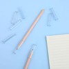 XuJJunB Plastic Pencil Cap Pencil Extender Holder Clear Pen Topper