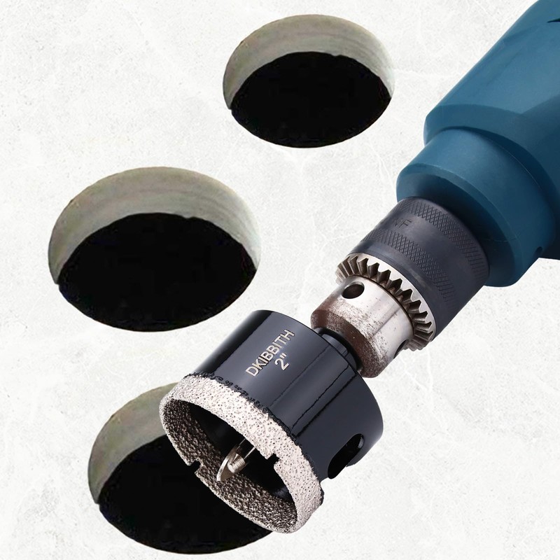 2" Diamond Hole-Saw Bits with Pilot Drill Bit - 2pc
