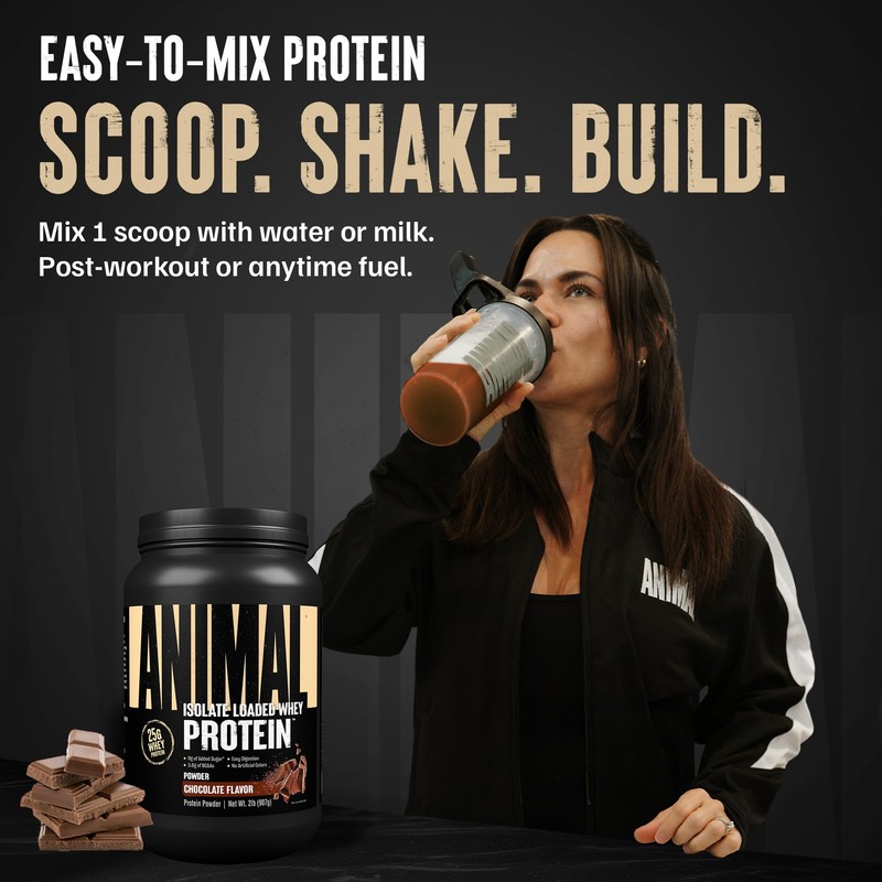 Animal Whey Isolate Protein Powder - Loaded for Pre &