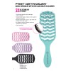 Smart Tech Fast Detangler Brush - Black