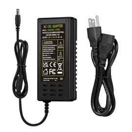 24V 6A Power Supply Adapter, 100-240V AC to 24V 6 Amp 144W DC Power Converter, 24 Volt Low Voltage Transformer for 5A 4A 3A 2A 1A Deivces with 5.5x2.1mm DC Plug for LED Lights, CCTV Security Systems