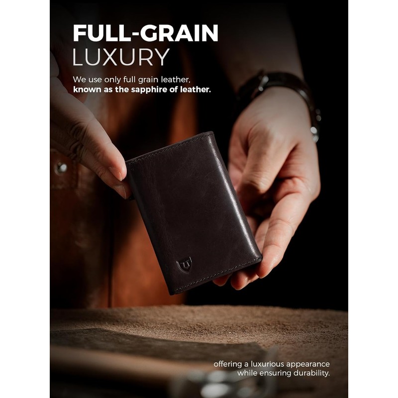 LORZOR Minimalist Wallet for Men with Credit Card Holder, Finest