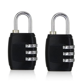 2 Pack Small Combo Locks 3 Digit Combination Lock Luggage Number Lock Waterproof Travel Lock Suitable for Locker Suitcase Toolbox
