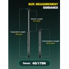 HelloAuto SE180P40 18 inch 40Lb/178N Gas Struts Shocks Spring Lift