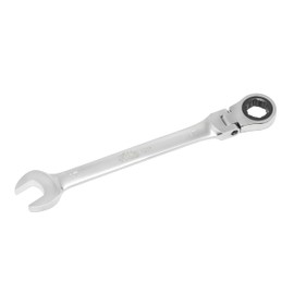 HB 17MM 120-Tooth Non-Slip Flex Head 180° Ratchet Wrench, Made In Taiwan, Metric WGF017-U