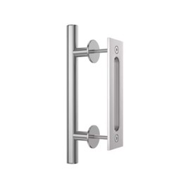 Satin Nickel Barn Door Handle/Pull