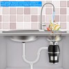 MECCANIXITY Kitchen Sink Hole Cover 45x12x55mm 304 Stainless Steel for