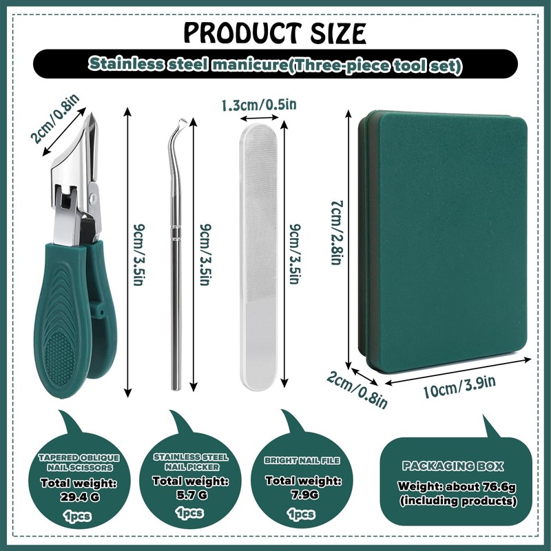 TYBYBB Ingrown Toenails Set, Foot Care Set, Professional Pedicure Set,