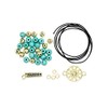 LaurDIY Mini DIY Bracelet Kit, Turquoise