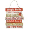 Christmas Decoration Wood Sign, Let It Snow (Let It Snow)/Jingle