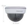 Relaxdays Camera Dummy Flashing LED Light Indoor & Outdoor Burglar