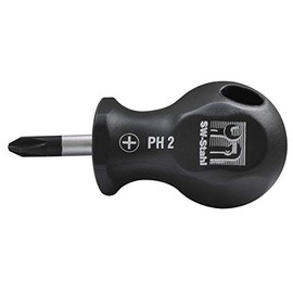 SW-Stahl 31609L Phillips Screwdriver I PH2 x 25 mm I Cross Screwdriver I Screwdriver Tool I Phillips Screwdriver PH Extra Short