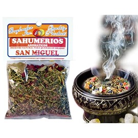 3 PCS ST.Michael-SAN Miguel Herbal Incense Mix SAHUMERIO ESPIRITUAL DE HIERBAS to Burn Over Charcoal