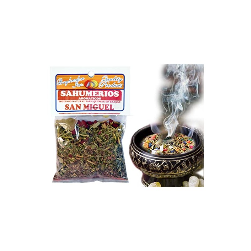 3 PCS ST.Michael-SAN Miguel Herbal Incense Mix SAHUMERIO ESPIRITUAL DE