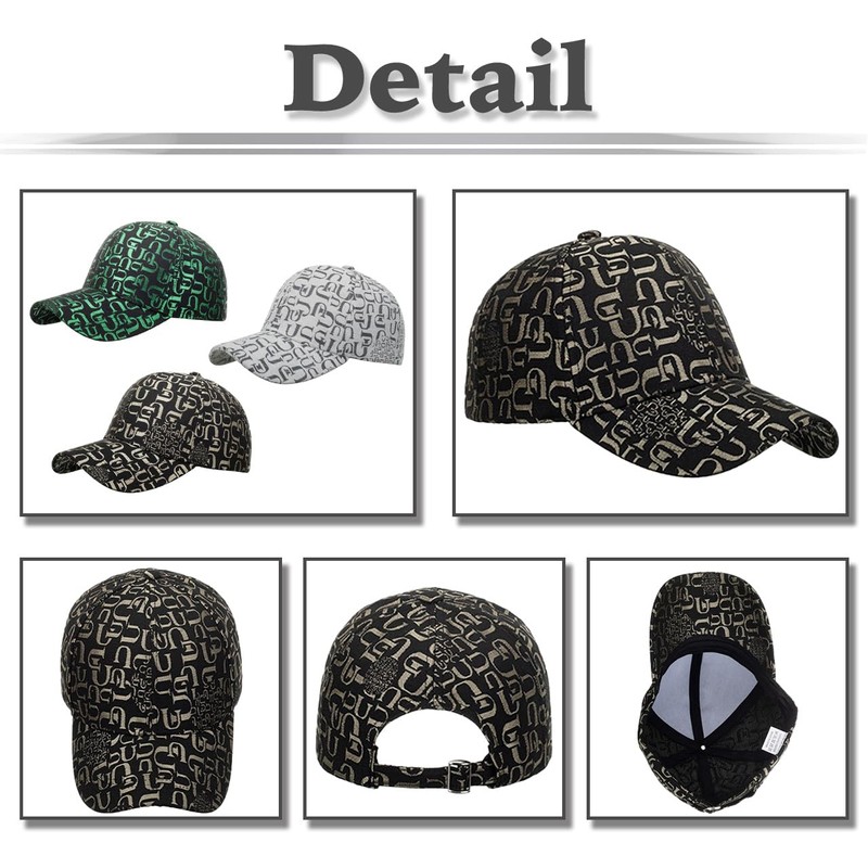 White Fang CA650 Cap, English Pattern, Hat, Sports, Running, Outdoors,