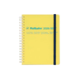 [Delphonics Notebook 2026-2027 Version/Starts March 2026] Rollbahn Diary Clear L (Clear Yellow)