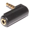 kenable 4 Pole 3.5mm Jack Socket to Right Angle Plug
