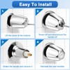 Tub Shower Trim Kit, Chrome Shower Knob 3 Piece and