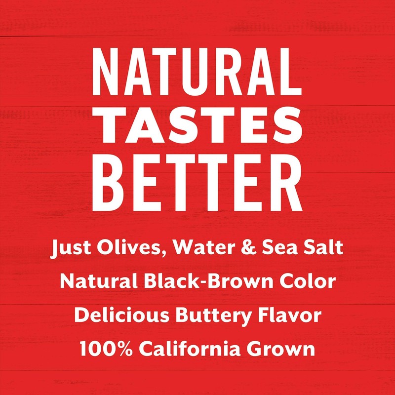 Early California Low-Sodium Medium Ripe Pitted Olives, Pack of 12,