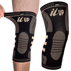 knee support for Men and Women, Knee Brace, Anti slip knee sleeves Compression for joint pain arthritis, knee supports weight lifting, sports, running