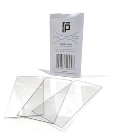 Ridge Products 10 Pack of 2x4.25 Clear Welding Lenses, Replacement Clear Welding Lens 2x4 1/4, Welding Hood Clear Lenses, Top Protection For Welding Lens And Eyes, Lightweight, 0.04" Thick