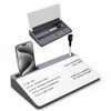 Varhomax Glass Desk Buddy Whiteboard with Storage