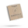 Tiplot Aluminum Lids for Reusable Nespresso OriginalLines Capsules 200pcs,Self Adhesive
