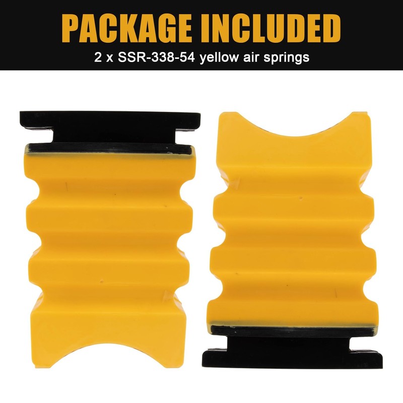 2 PCS SSR-338-54 Rear Helper Spring, PSLER Suspension Helper Springs