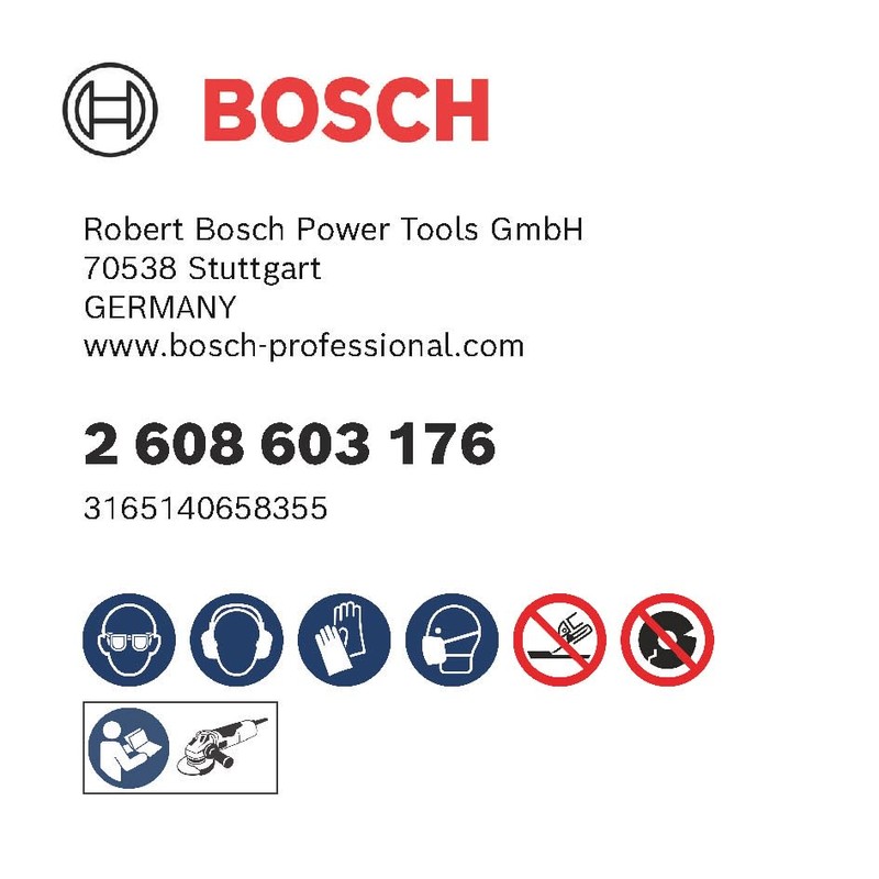 Bosch 2608603176 Standard for Stone Cutting disc with Depressed Centre