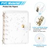 PATIKIL A7 Clear Binder Cover Soft PVC Refillable Notebook Shell