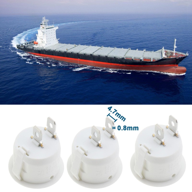 VGOL KCD1 Round Rocker Switch Mini Round Toggle Switch On/Off
