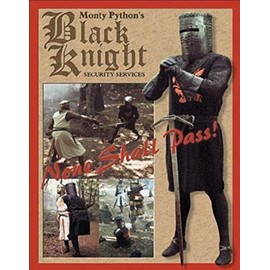 Letrero de metal para decoraciones clásico, decoración de pared, café, Monty Python y el santo grial, letrero de metal para casa de caballero negro, 12 x 8 pulgadas, placa rústica