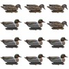 Final Approach HD Greenwing Teal Floater Duck Decoys, 12 Pack