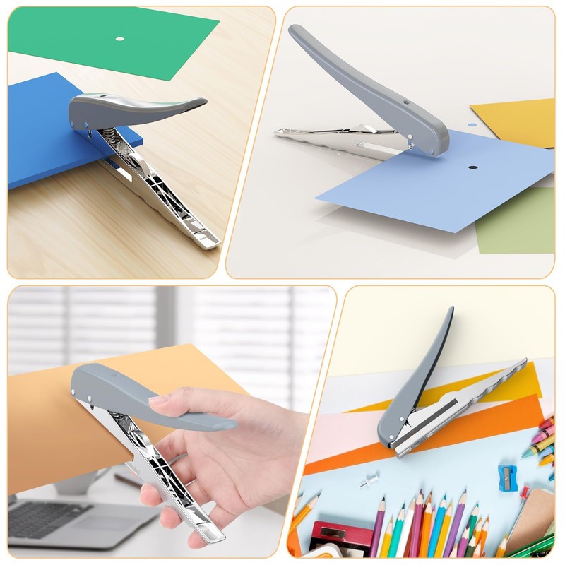 NICHII Single Hole 6mm Hole Punch, Handheld Single Hole Single