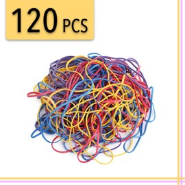 Mr. Pen- Large Rubber Bands, 120 Pack, Assorted Color, Big Rubber Bands, Giant Rubber Bands, Elastics Bands, Long Rubber Bands, Colored Rubber Bands for Office, Rubber Bands, File Rubber Bands