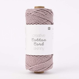 Rico Design Creative Cotton Cord Skinny, 55 m Dust