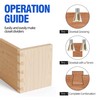 HUHAO Dovetail Router Bit 1/4" Shank 7/8" Dia Carbide Half-Blind