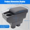 Car Armrest Box for Nissan Versa Tiida Latio 2007-2011 Auto