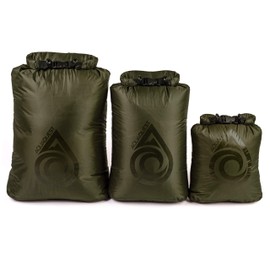 Aqua Quest Rogue Dry Bags - 100% Waterproof - 10+20+30 L Olive Drab